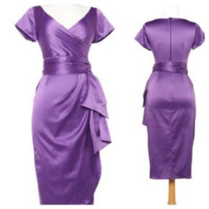 Pinup Couture Ava Satin Dress, Medium, NWT